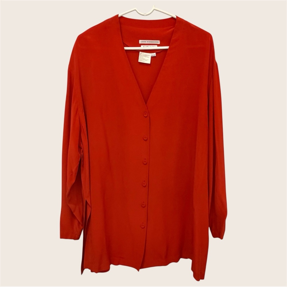 Vintage Anne Pinkerton Silk Blouse